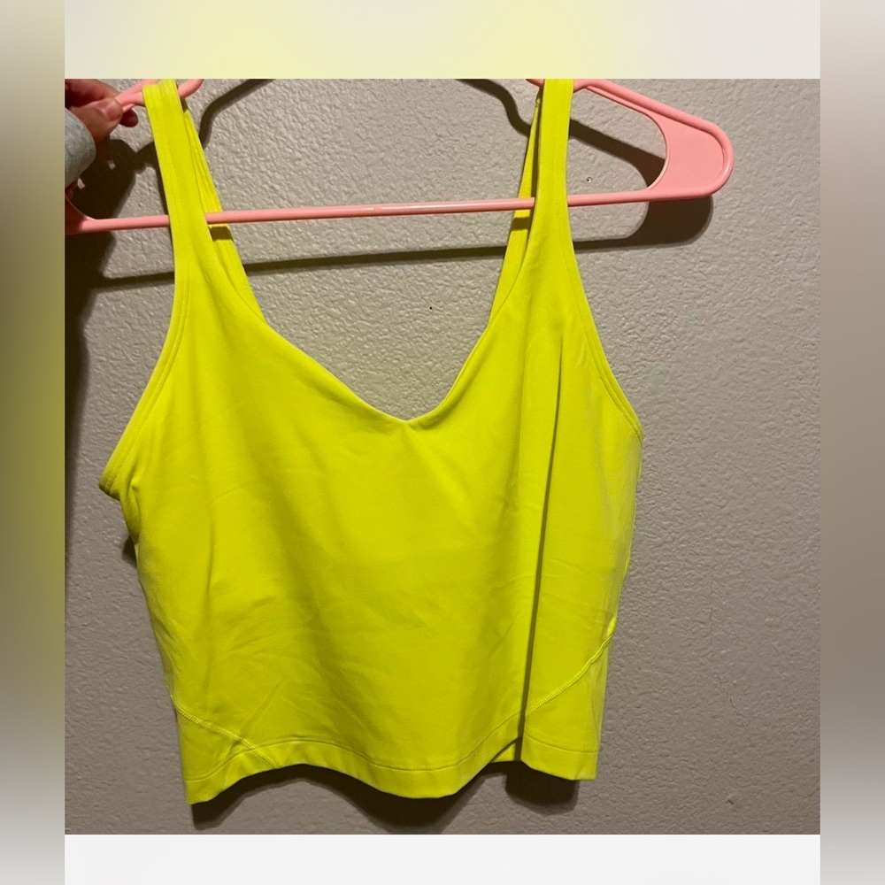 Lululemonn Align Tank Size 8 in Electric Lemon